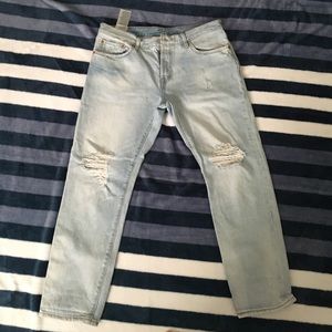 Levi Strauss 501 Signature Distressed Jeans