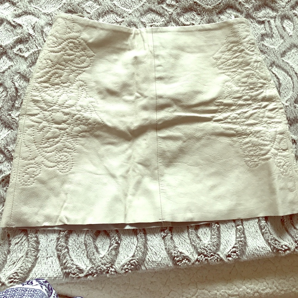 Leather skirt
