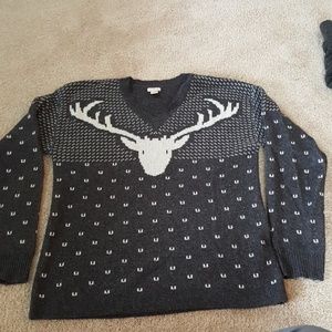 Jcrew deer sweater