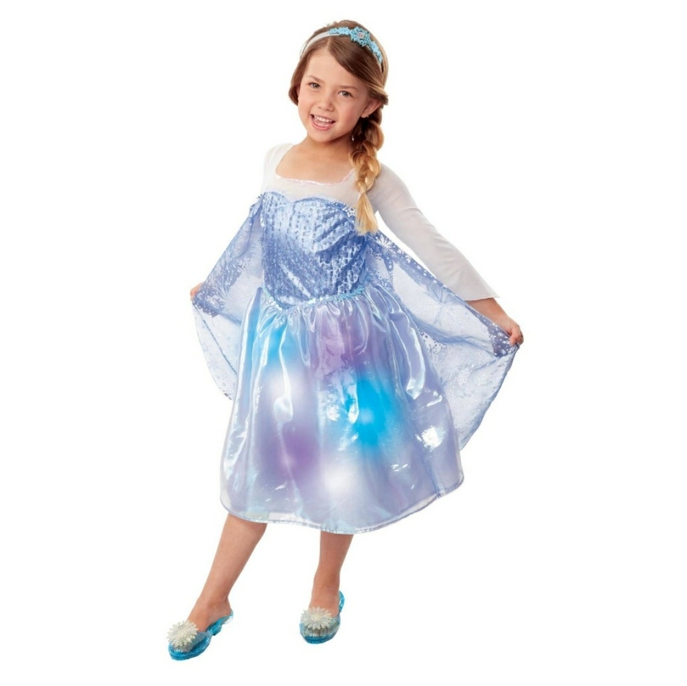 Elsa Northern Lights Music and Light Up Dress