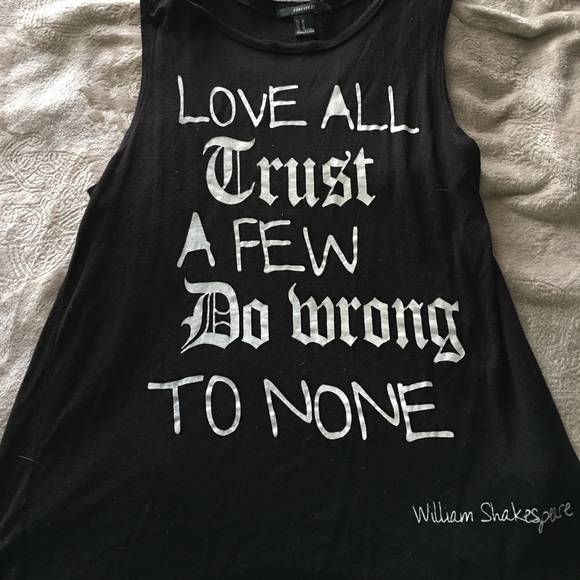 ❌SOLD❌Shakespeare muscle tee - Picture 1 of 2