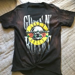 Bleached Guns N' Roses tshirt large