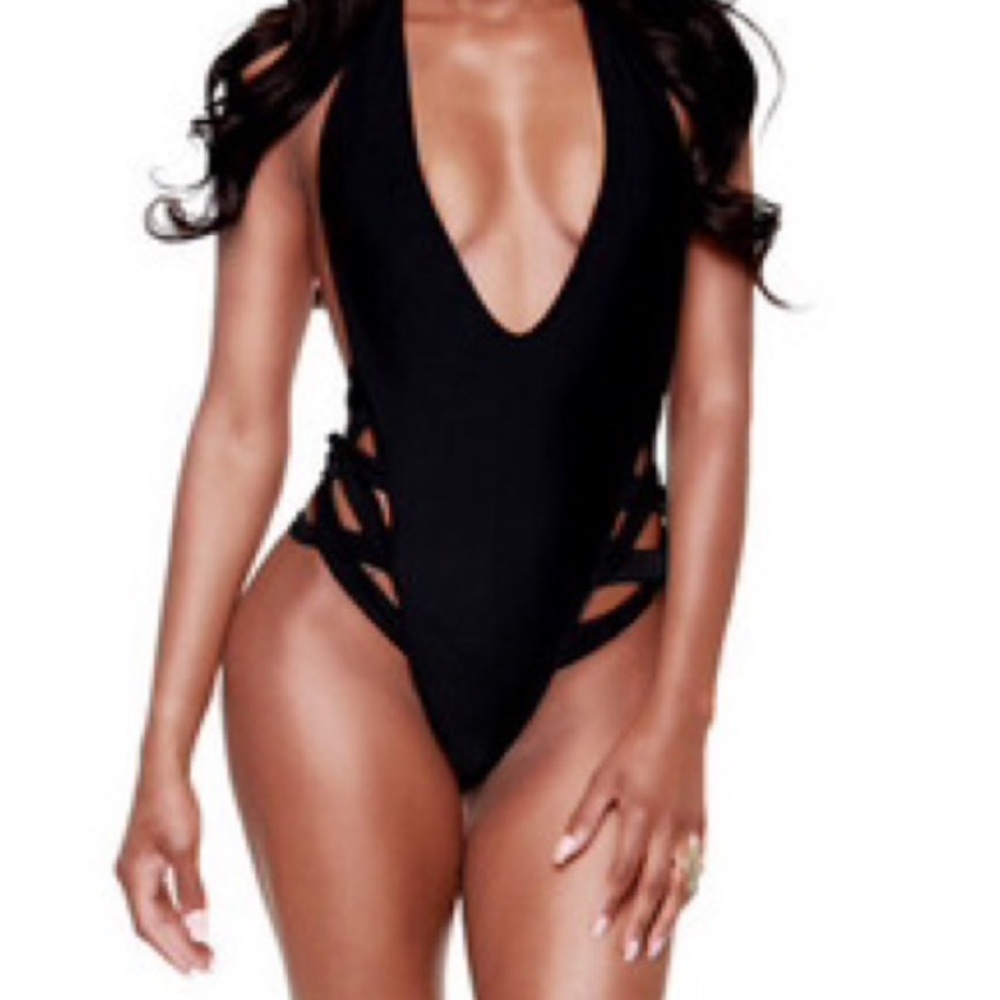 SEXY Black One-Piece