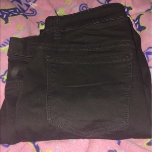 Black jeggings