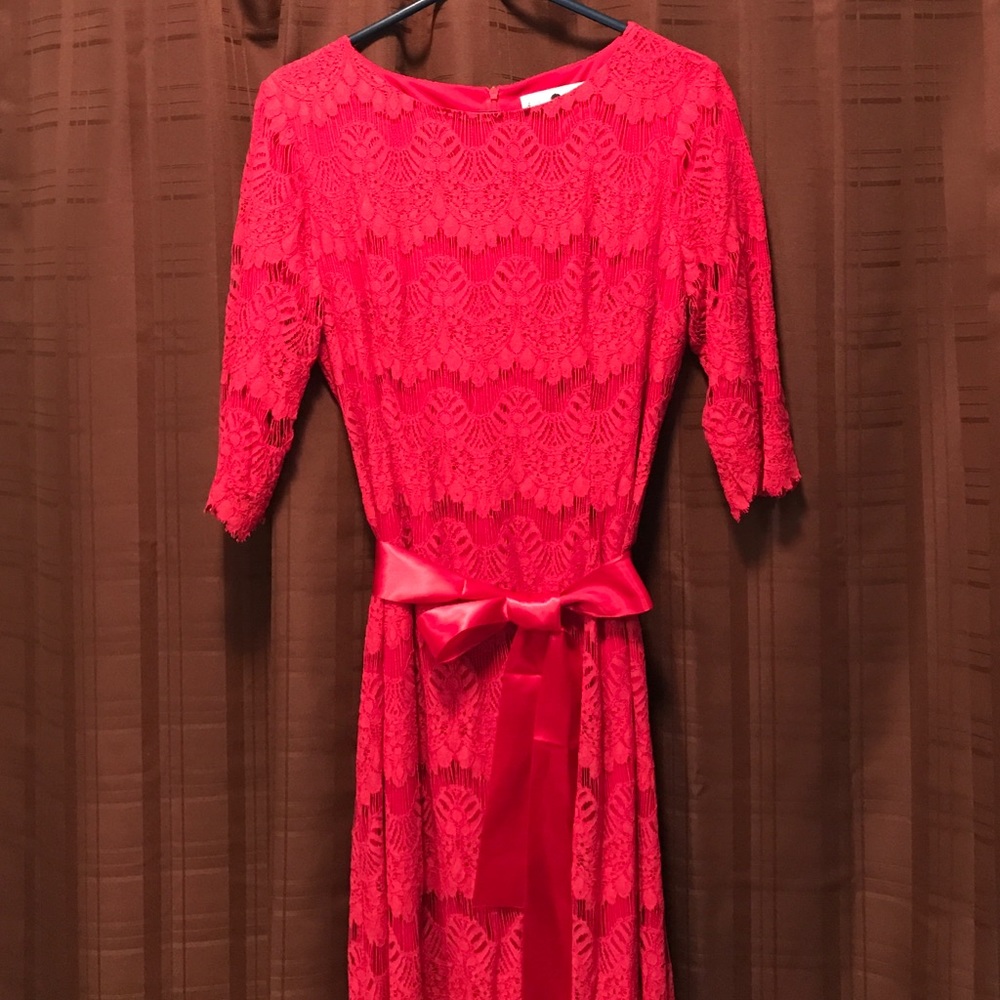 Dainty Jewell's Red Night in Paris Dress