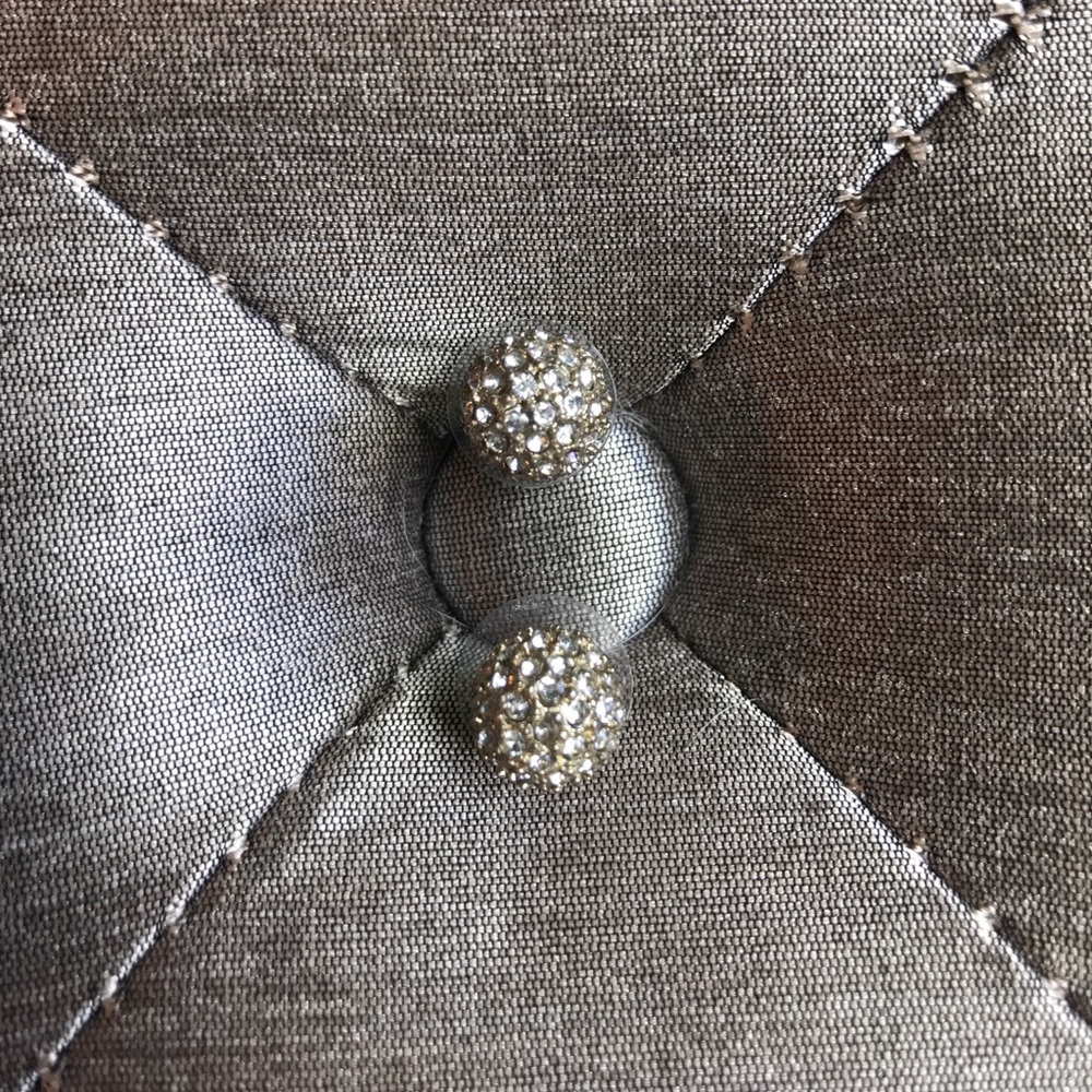 Faux diamond stud earrings