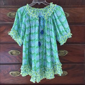 Turquoise and Green Tunic