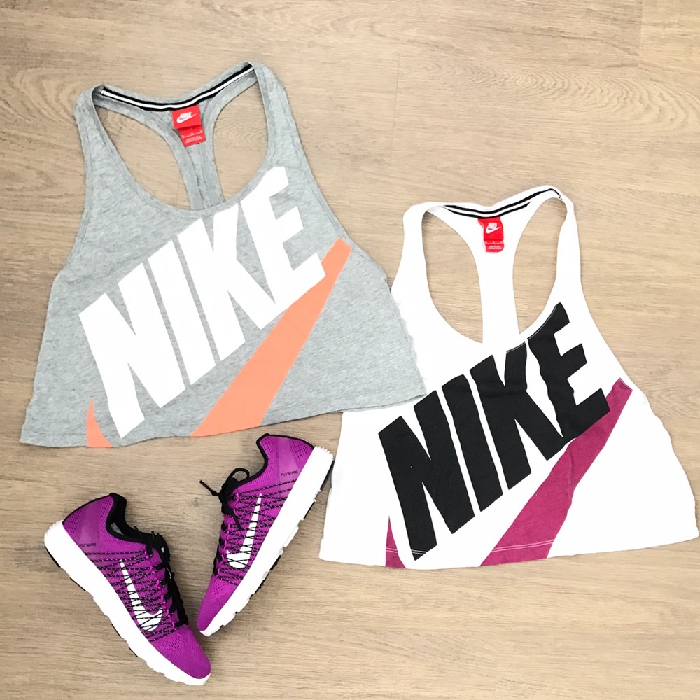 Nike cropped tank top