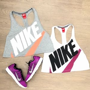 Nike cropped tank top