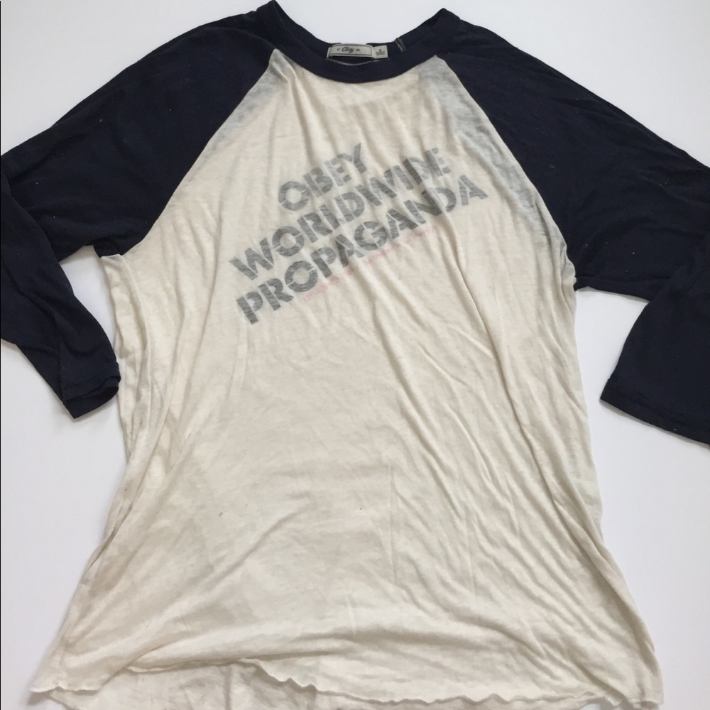 Obey baseball tee