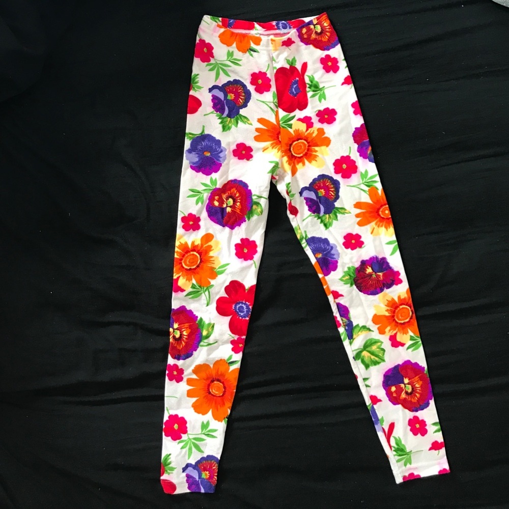 Floral print leggings