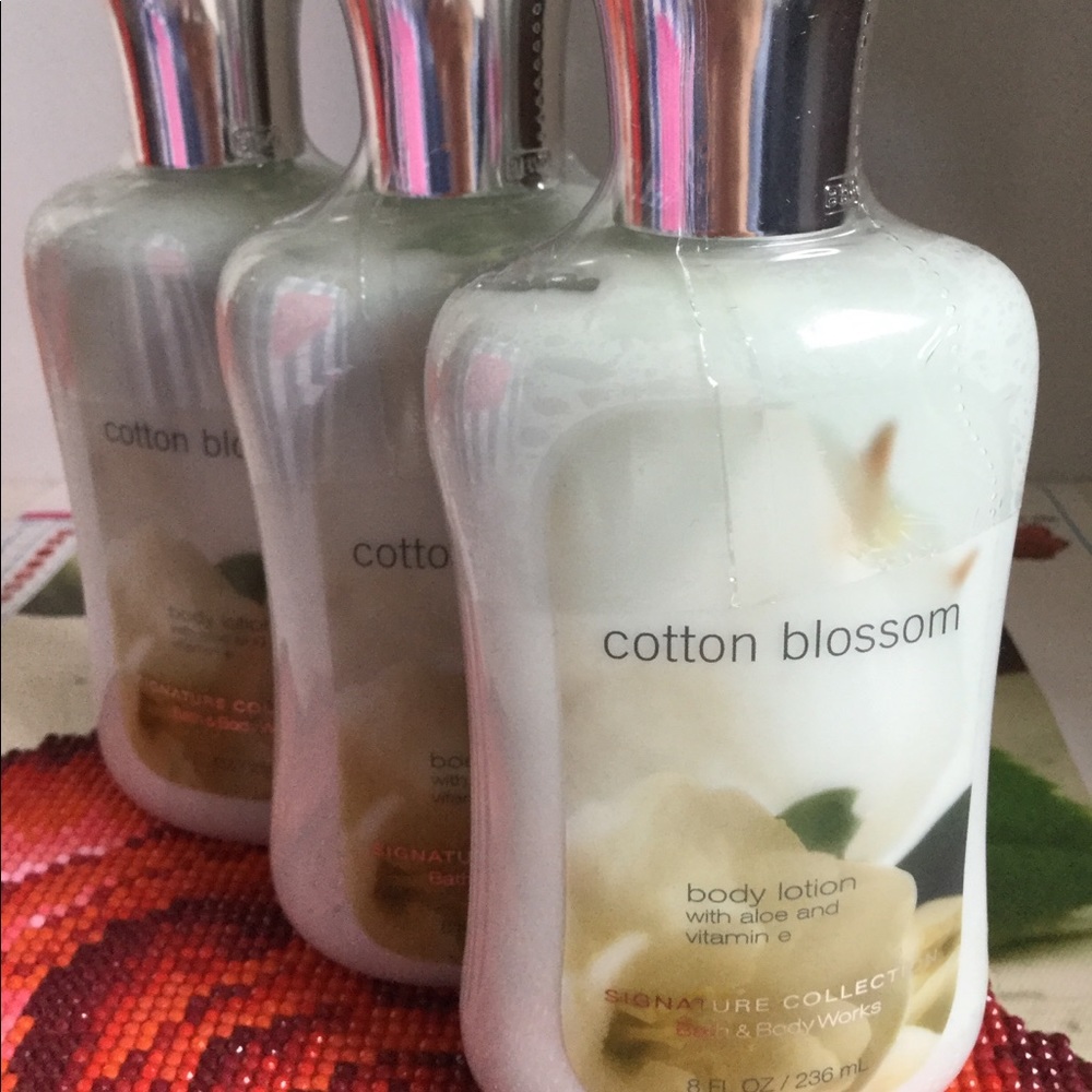 Bath & Body Works Cotton Blossom Bundle (3)
