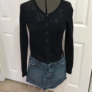 🌺🎉BUY 1 GET 2 FREE🎉🌺NAVY Lace Back Cardigan🌺