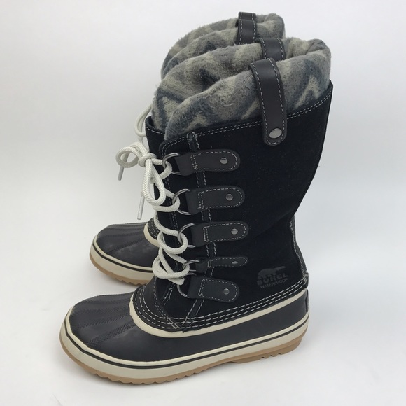[Sorel] Joan Of Arctic II Knit Boots Chevron New - Picture 4 of 8
