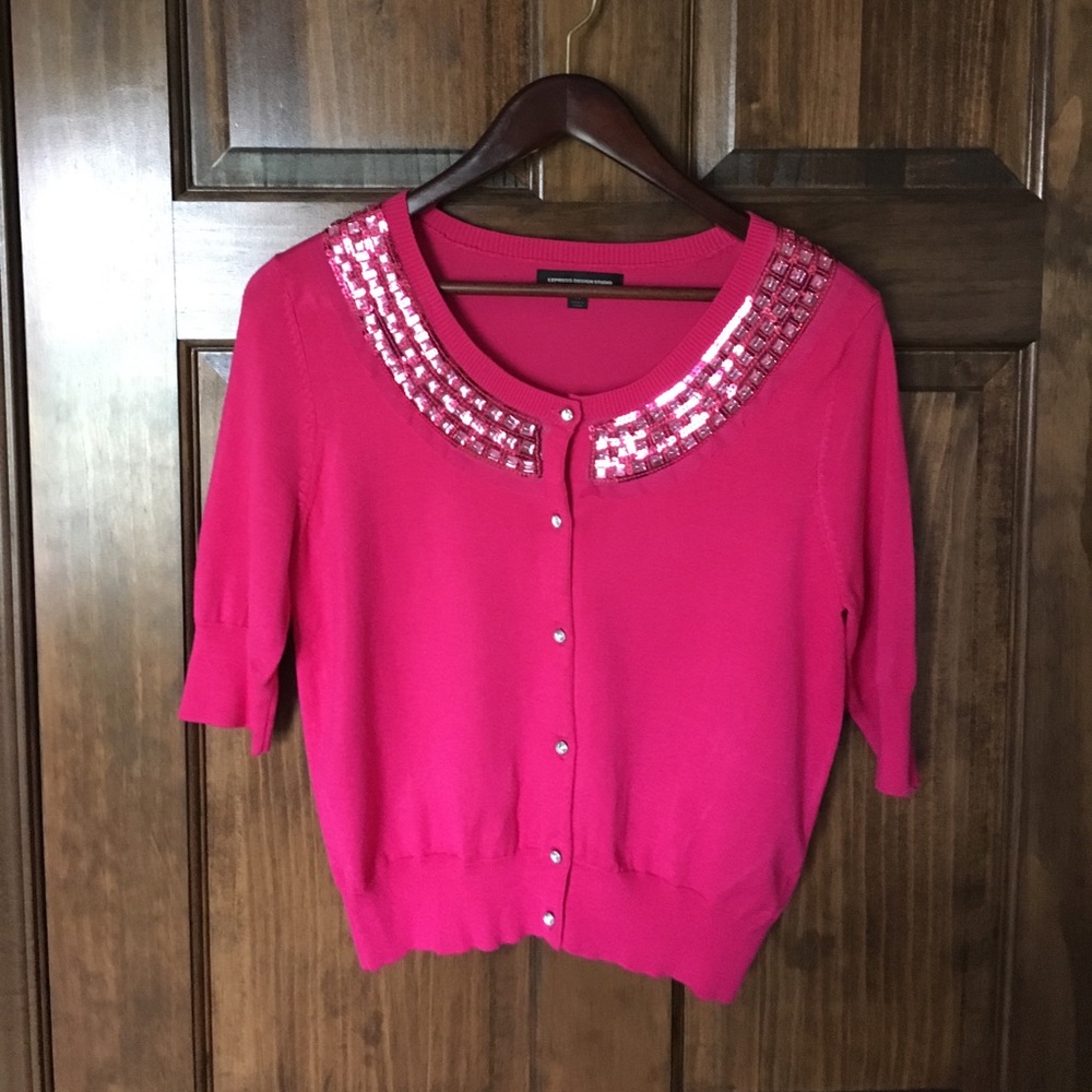 Short Sleeve Crop Sweater