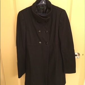 Benetton women black coat