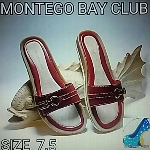 Red slides Montego Bay Club - Picture 1 of 8