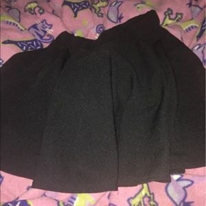 Black skater skirt