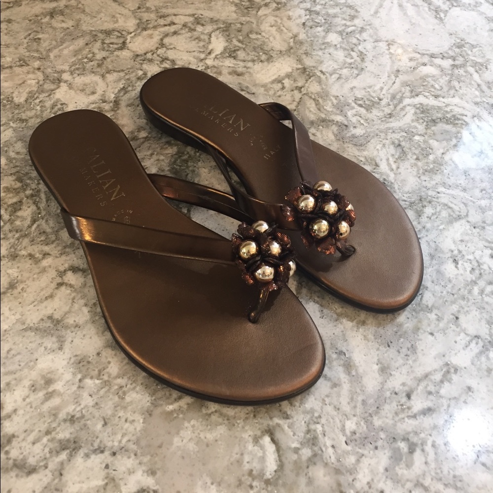 SUMMER CLEARANCE! Dark bronze sandals