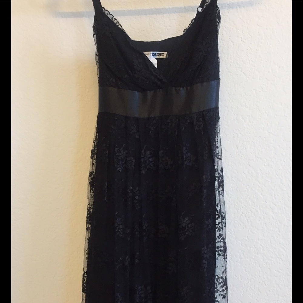Black lace dress