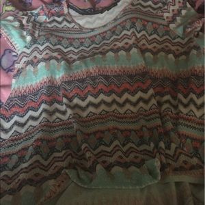 Multi color Aztec shirt