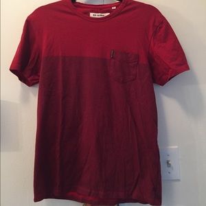 Ben Sherman Red Polka Dot Pocket T-shirt