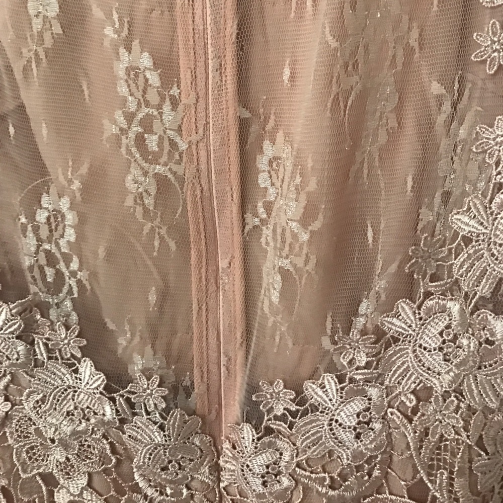 Lacey/sheer Topshop sundress *NEVER WORN* - Picture 4 of 8