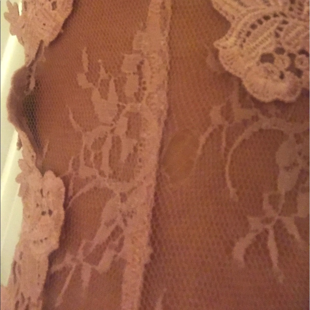 Lacey/sheer Topshop sundress *NEVER WORN* - Picture 7 of 8