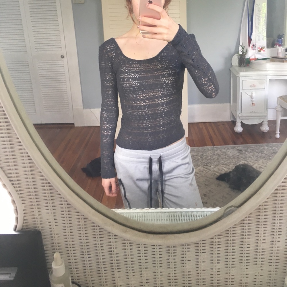 Soft Grey Top