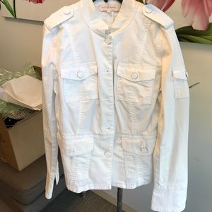 Tory Burch white cotton jacket.