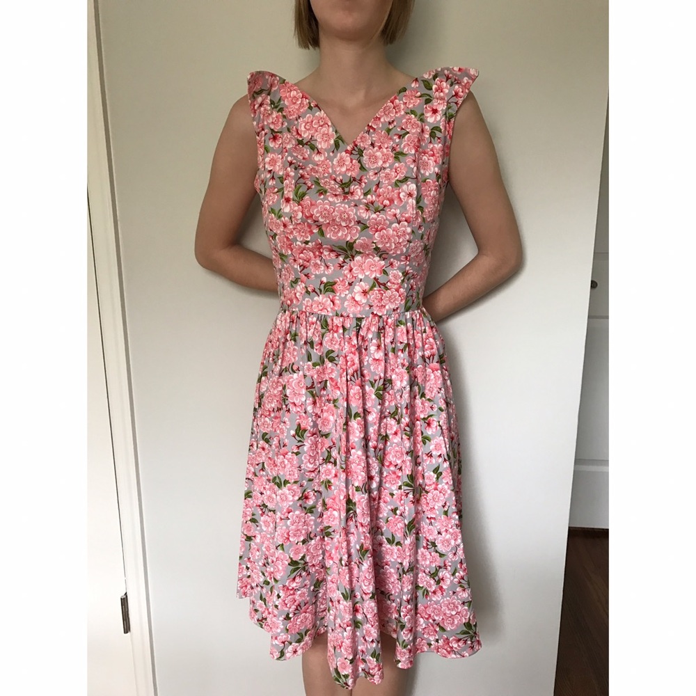 Bernie Dexter Cherry Blossom Print Dress