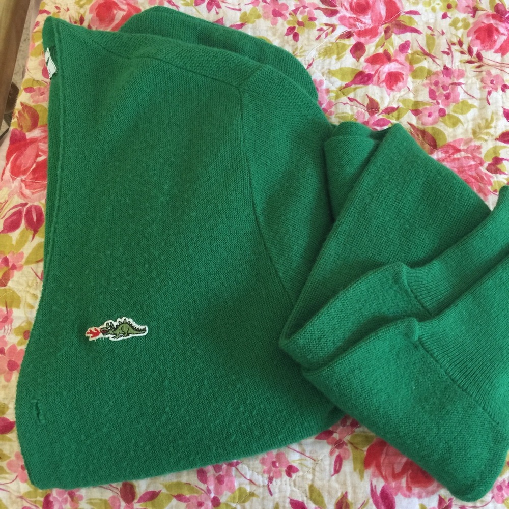 Vintage Green Cardigan.