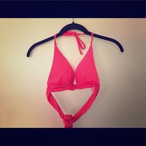 Halter swimsuit top
