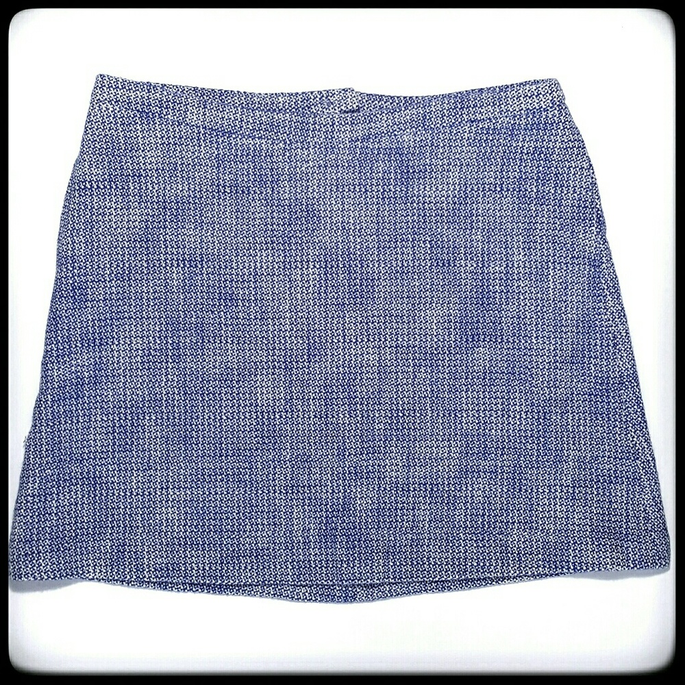 Tommy Hilfiger blue tweed skirt