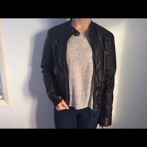 Bershka Faux Leather Moro Jacket
