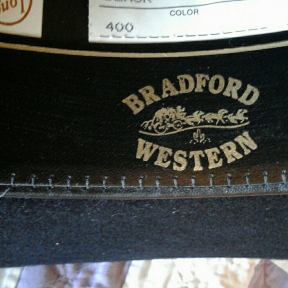 Bradford Western wool cowboy hat - Picture 4 of 4