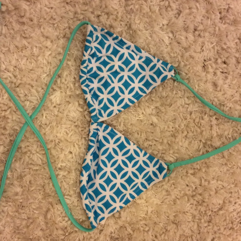 Blue Bikini top