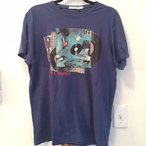 Ben Sherman Blue Music Room Logo T-shirt