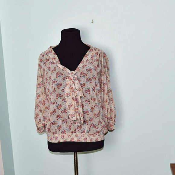 Zara Tops - Zara Floral Print Flowy Blouse