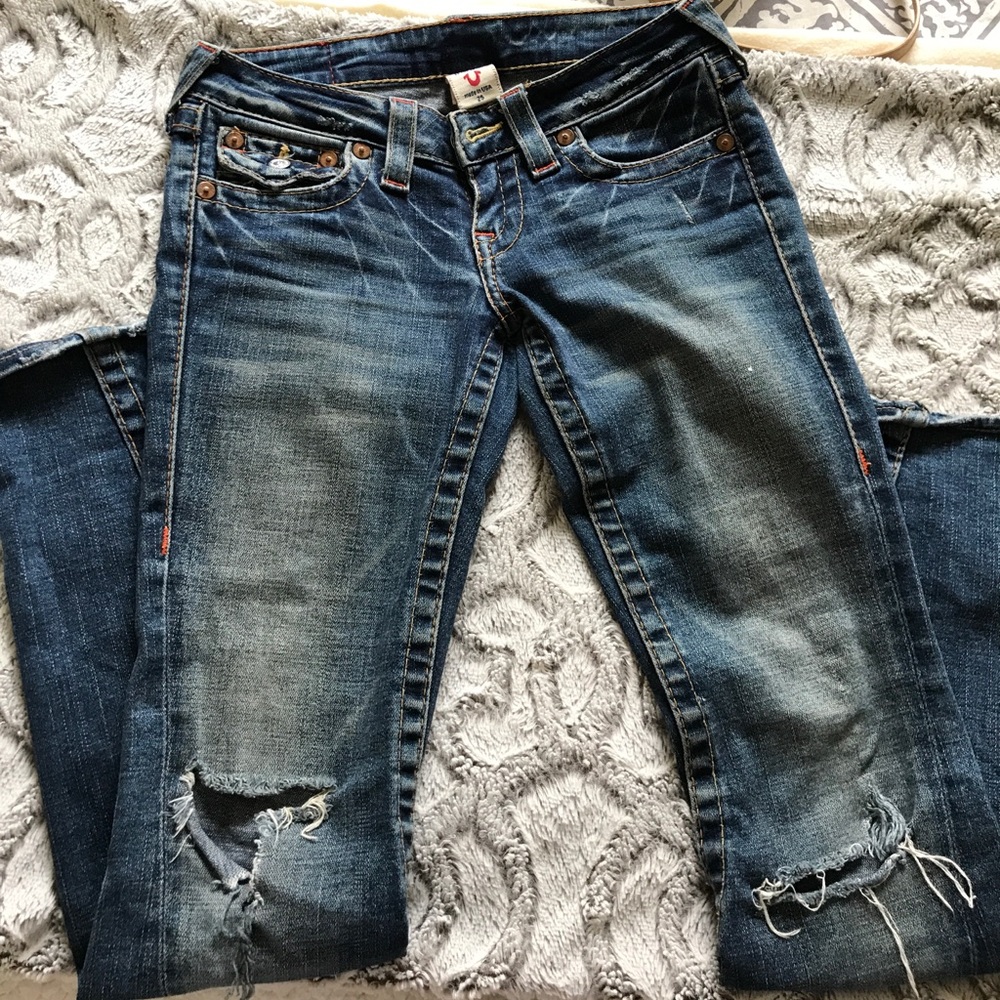 Faded jeans