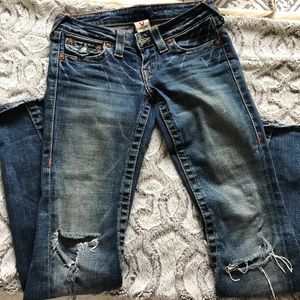 Faded jeans