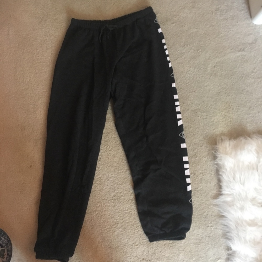 Pink sweatpants