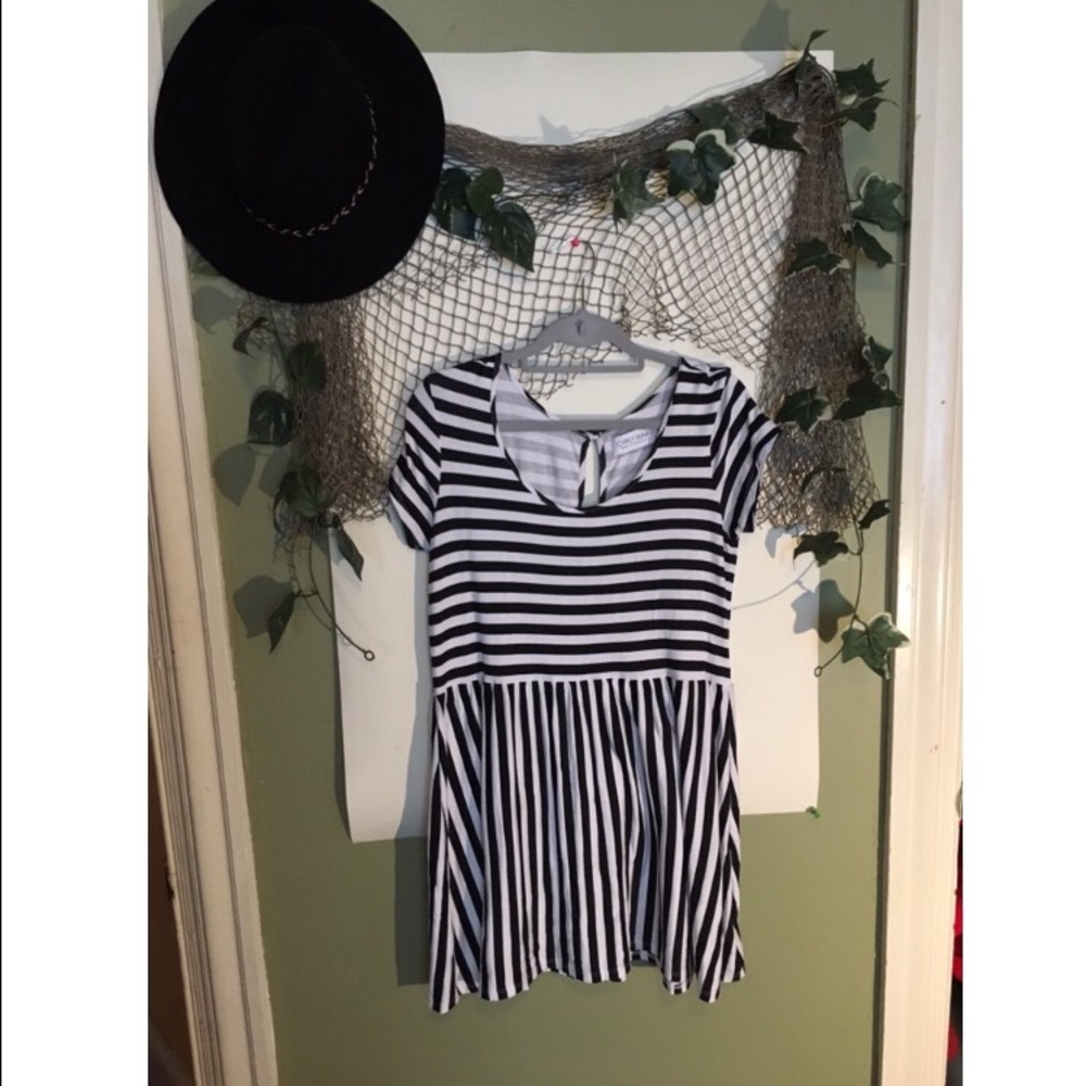 GYPSYWARRIOR stripped baby doll dress