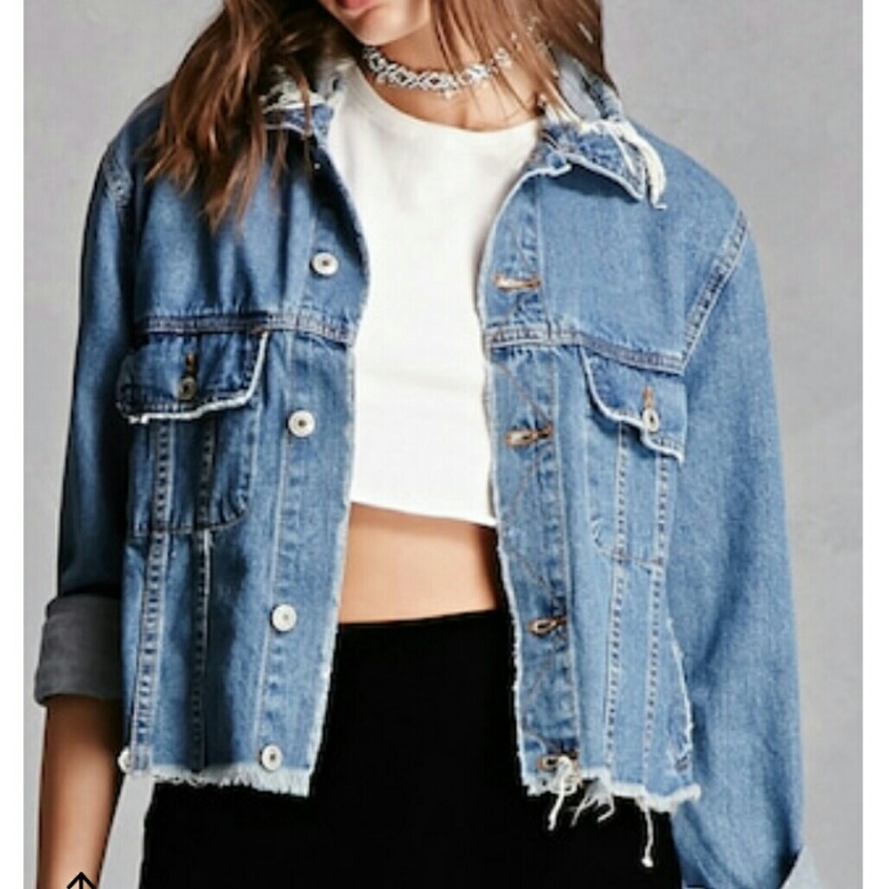 Distressed Denim Jacket