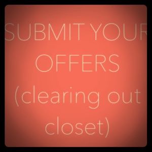 Everything has gotta go!