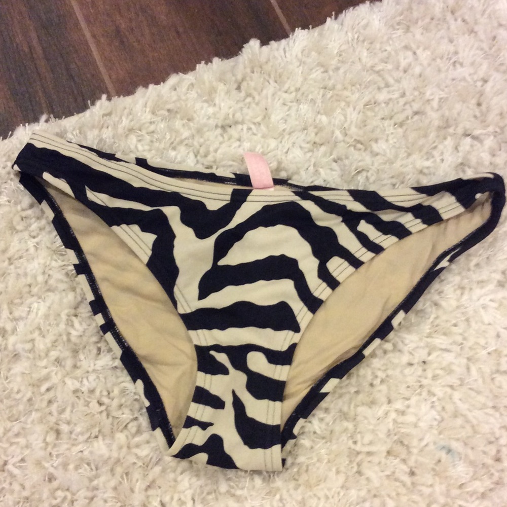 Victoria's Secret zebra print bikini bottoms
