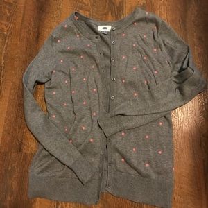 Fun polka dot cardigan