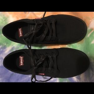 BNWT Levi Porter Sneaker Black/Mono 8(Mens) US