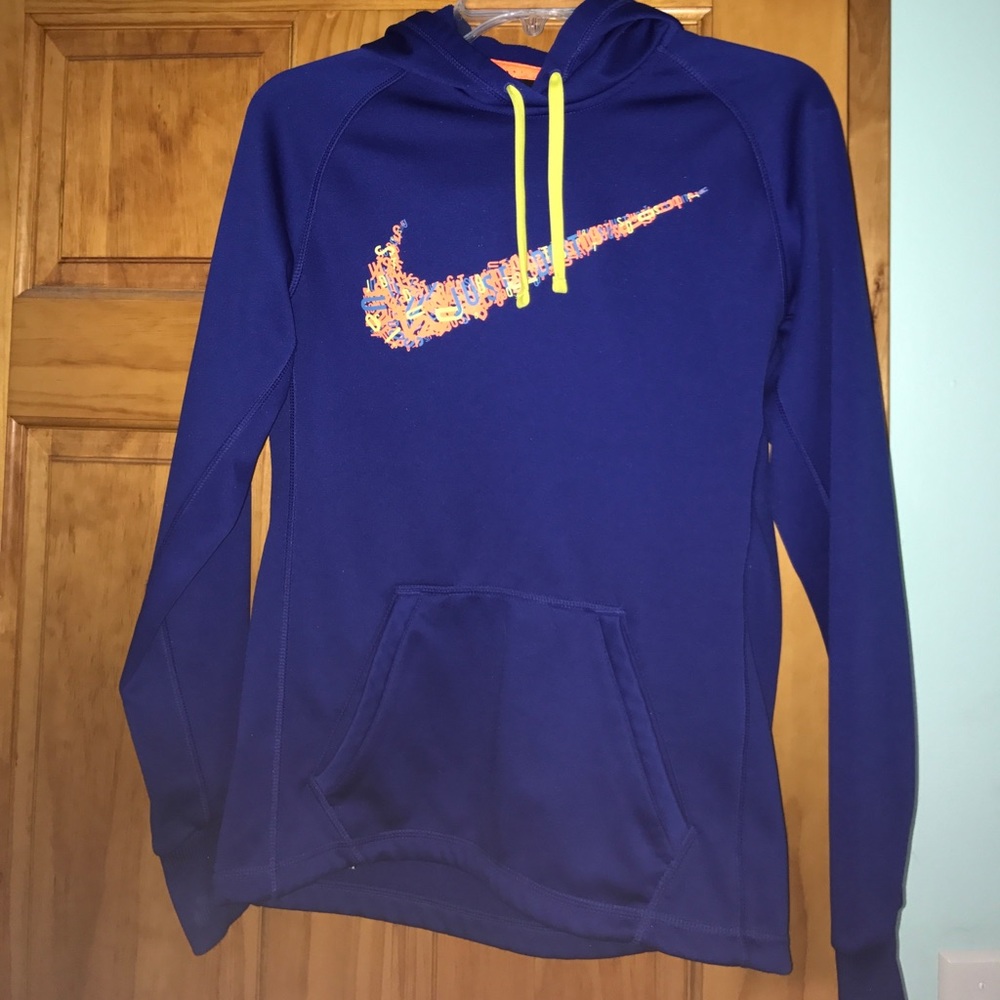 Blue Nike hoodie