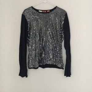 Tory Burch Sequined Top size large